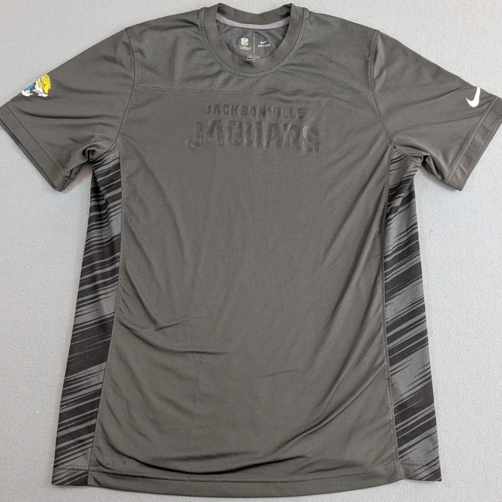 Nike Jacksonville Jaguars Shirt Mens Size Large Gray‎ NFL
